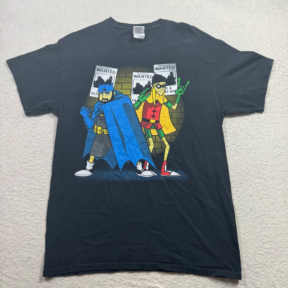 Gildan Jay and Silent Bob Shirt Mens Medium Black Bluntman Chronic 2000s Tee